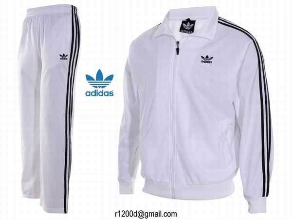 jogging adidas blanc